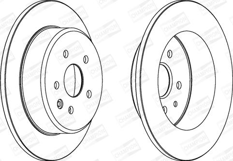 Champion 562830CH - Bremžu diski ps1.lv
