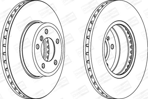 Champion 562397CH-1 - Bremžu diski ps1.lv