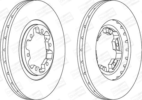 Champion 562388CH - Bremžu diski ps1.lv