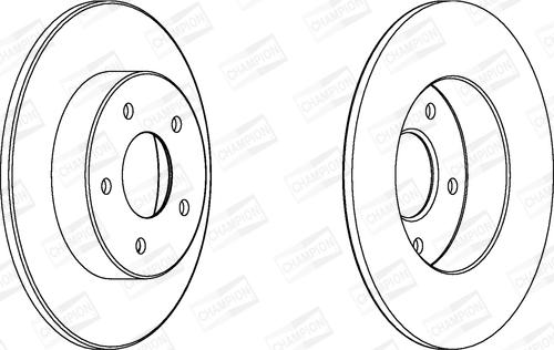 Champion 562264CH - Bremžu diski ps1.lv