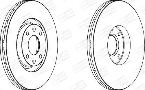 Champion 562267CH - Bremžu diski ps1.lv