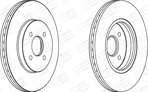 Champion 562206CH - Bremžu diski ps1.lv