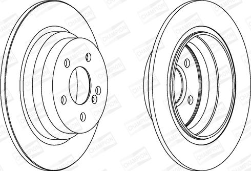 Champion 562213CH - Bremžu diski ps1.lv