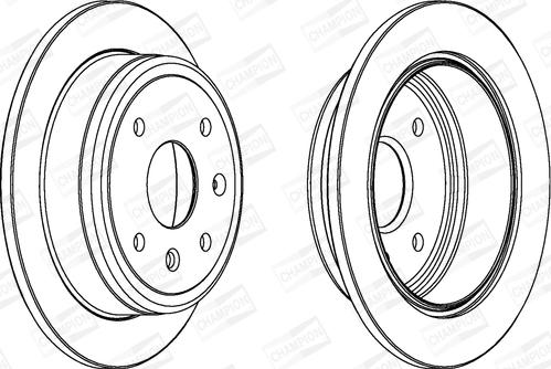 Champion 562740CH - Bremžu diski ps1.lv