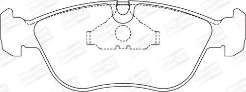 Champion 571457CH - Bremžu uzliku kompl., Disku bremzes ps1.lv