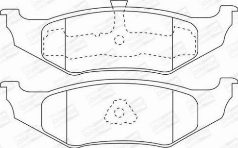 MOPAR PARTS 5114405AA - Bremžu uzliku kompl., Disku bremzes ps1.lv