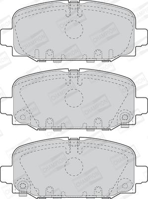 Champion 573824CH - Bremžu uzliku kompl., Disku bremzes ps1.lv