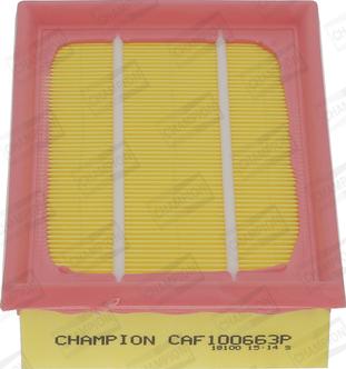 Champion CAF100663P - Gaisa filtrs ps1.lv