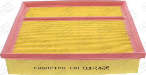 Champion CAF100742P - Gaisa filtrs ps1.lv