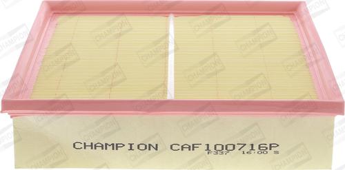 Champion CAF100716P - Gaisa filtrs ps1.lv