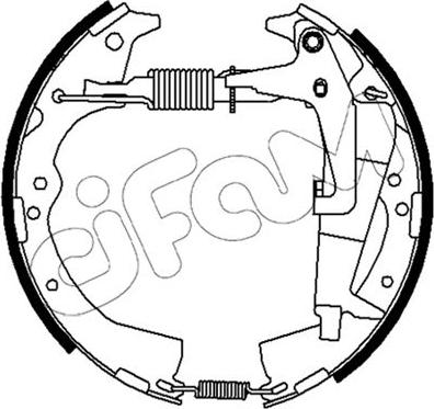 Cifam 151-497 - Bremžu loku komplekts ps1.lv