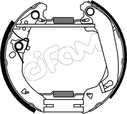 Cifam 151-552 - Bremžu loku komplekts ps1.lv