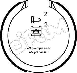 Cifam 153-491K - Bremžu loku kompl., Stāvbremze ps1.lv