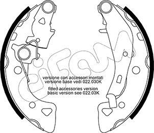 Cifam 153-024Y - Bremžu loku komplekts ps1.lv