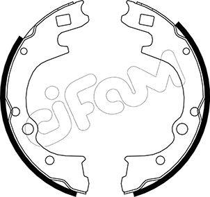 Cifam 153-221 - Bremžu loku komplekts ps1.lv