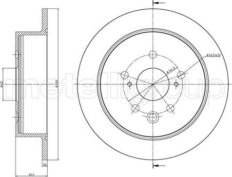 IPS Parts IBP-1297 - Bremžu diski ps1.lv