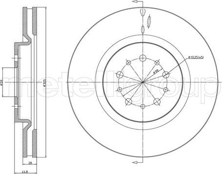 Brembo 09 6843 20 - Bremžu diski ps1.lv