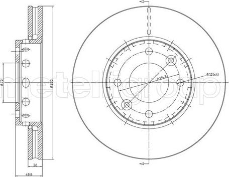 Maxtech 865506.6980 - Bremžu diski ps1.lv