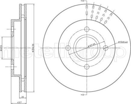 BRAKE FIT SDK7190 - Bremžu diski ps1.lv