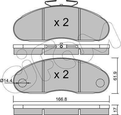 Protechnic PRP0580 - Bremžu uzliku kompl., Disku bremzes ps1.lv