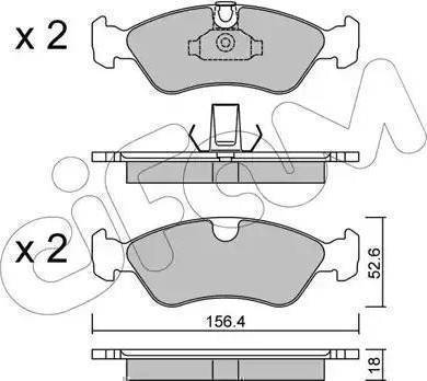 Parts-Mall PKC-005 - Bremžu uzliku kompl., Disku bremzes ps1.lv