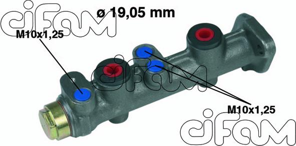 Cifam 202-019 - Galvenais bremžu cilindrs ps1.lv