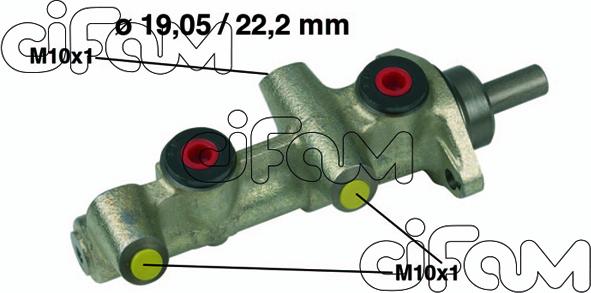 Cifam 202-197 - Galvenais bremžu cilindrs ps1.lv