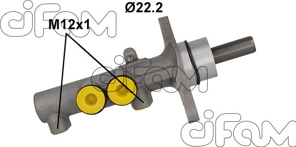 Cifam 202-1186 - Galvenais bremžu cilindrs ps1.lv