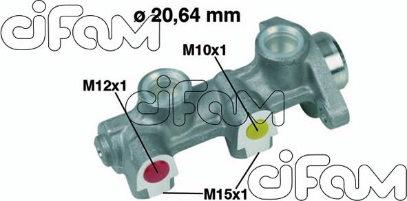 Cifam 202-184 - Galvenais bremžu cilindrs ps1.lv