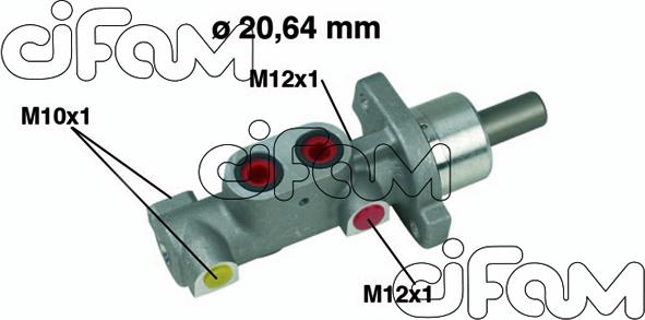 Cifam 202-363 - Galvenais bremžu cilindrs ps1.lv