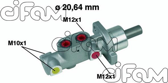Cifam 202-296 - Galvenais bremžu cilindrs ps1.lv