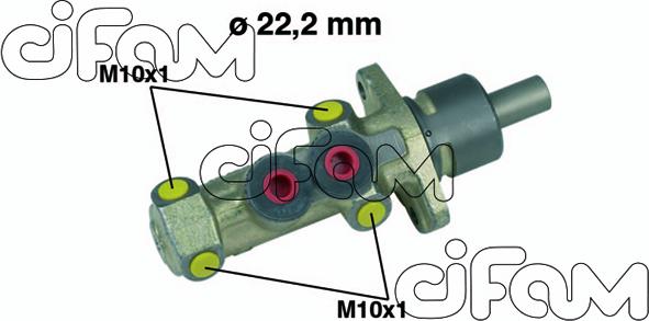 Cifam 202-206 - Galvenais bremžu cilindrs ps1.lv