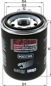 Clean Filters DE2204 - Gaisa sausinātāja patrona, Gaisa kompresors ps1.lv