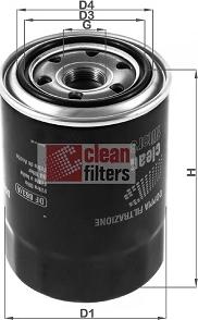 Clean Filters DF 863/A - Eļļas filtrs ps1.lv