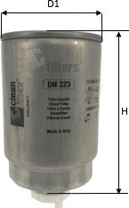Clean Filters DN 323 - Degvielas filtrs ps1.lv