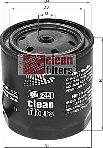 Clean Filters DN 244 - Degvielas filtrs ps1.lv