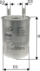 Clean Filters DN2704 - Degvielas filtrs ps1.lv