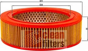 Clean Filters MA 178 - Gaisa filtrs ps1.lv