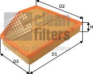 Clean Filters MA3492 - Gaisa filtrs ps1.lv