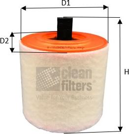 Clean Filters MA3457 - Gaisa filtrs ps1.lv