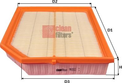 Clean Filters MA3511 - Gaisa filtrs ps1.lv