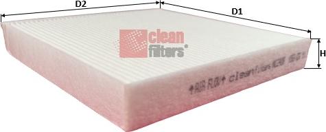 Clean Filters NC2408 - Filtrs, Salona telpas gaiss ps1.lv