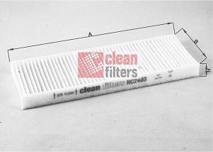 Clean Filters NC2403 - Filtrs, Salona telpas gaiss ps1.lv