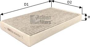 Clean Filters NC2412CA - Filtrs, Salona telpas gaiss ps1.lv