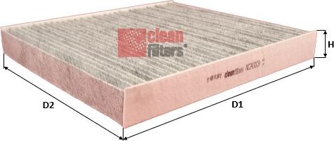 Clean Filters NC2431CA - Filtrs, Salona telpas gaiss ps1.lv