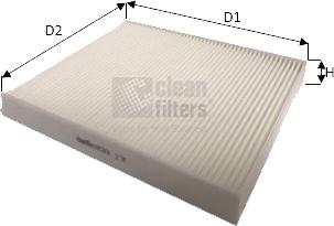 Clean Filters NC2431 - Filtrs, Salona telpas gaiss ps1.lv