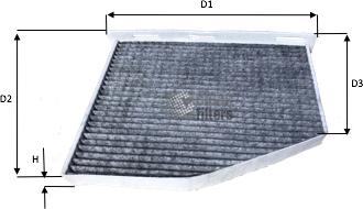 Clean Filters NC2129CA - Filtrs, Salona telpas gaiss ps1.lv