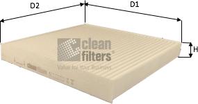 Clean Filters NC2392 - Filtrs, Salona telpas gaiss ps1.lv