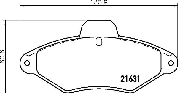 Cobreq N-1102 - Bremžu uzliku kompl., Disku bremzes ps1.lv