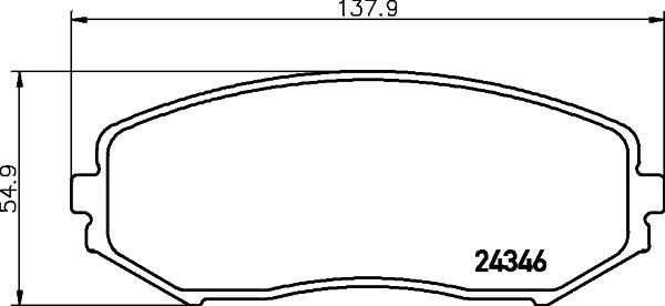 Cobreq N-1399 - Bremžu uzliku kompl., Disku bremzes ps1.lv